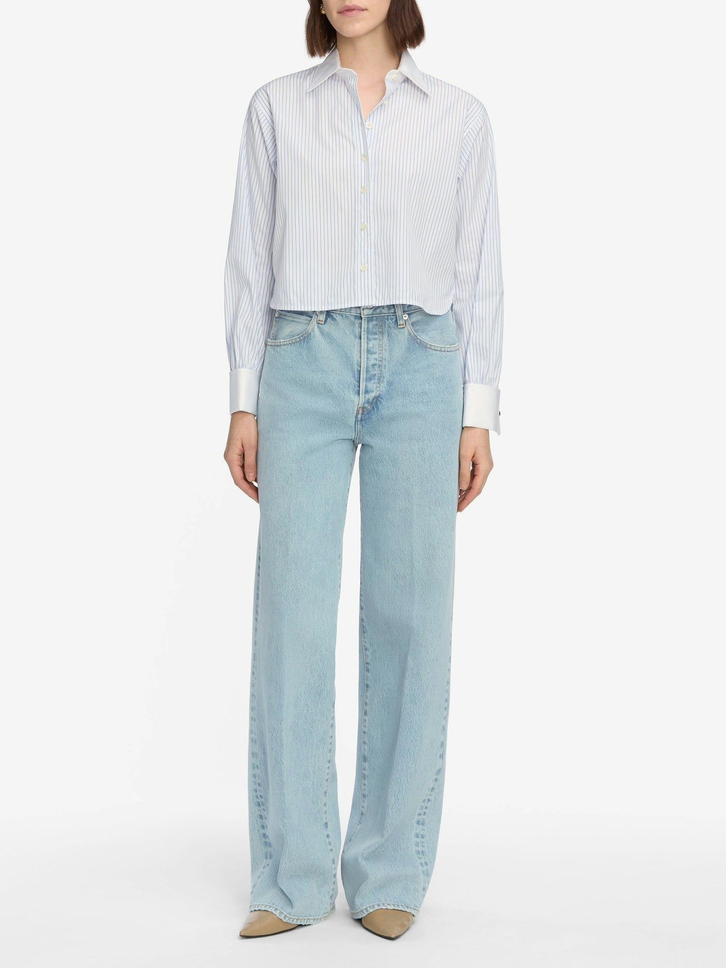 Frame Denim | The Charles Shirt - Oxford Blue Multi