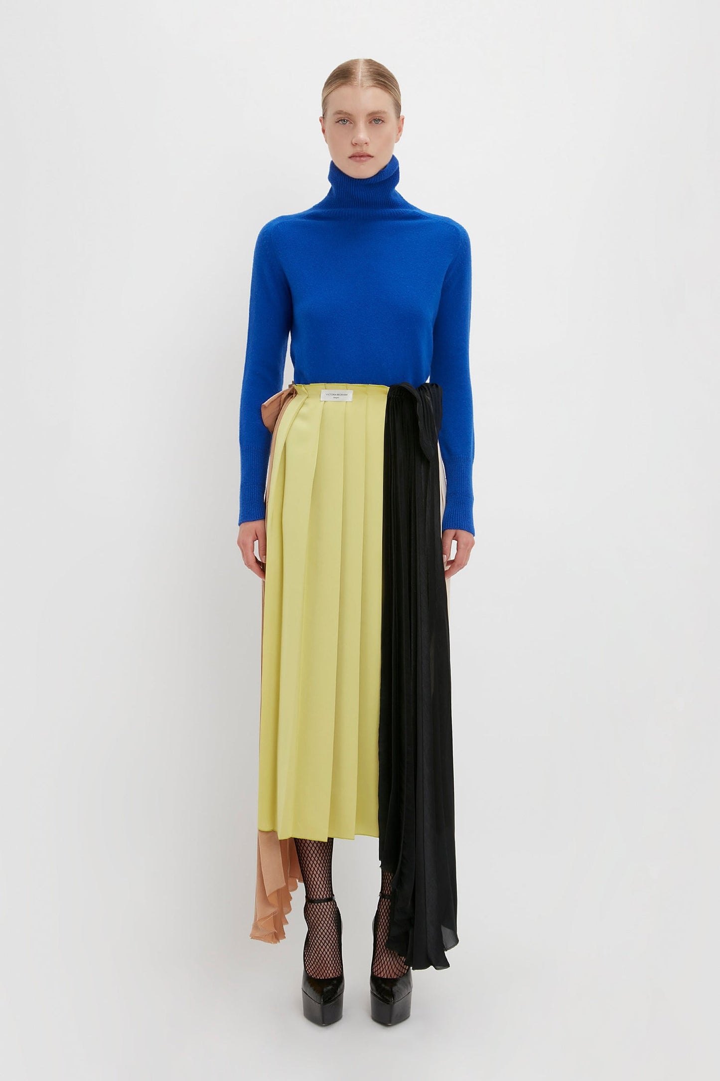 Victoria Beckham | Polo Neck Jumper - Saphire Blue
