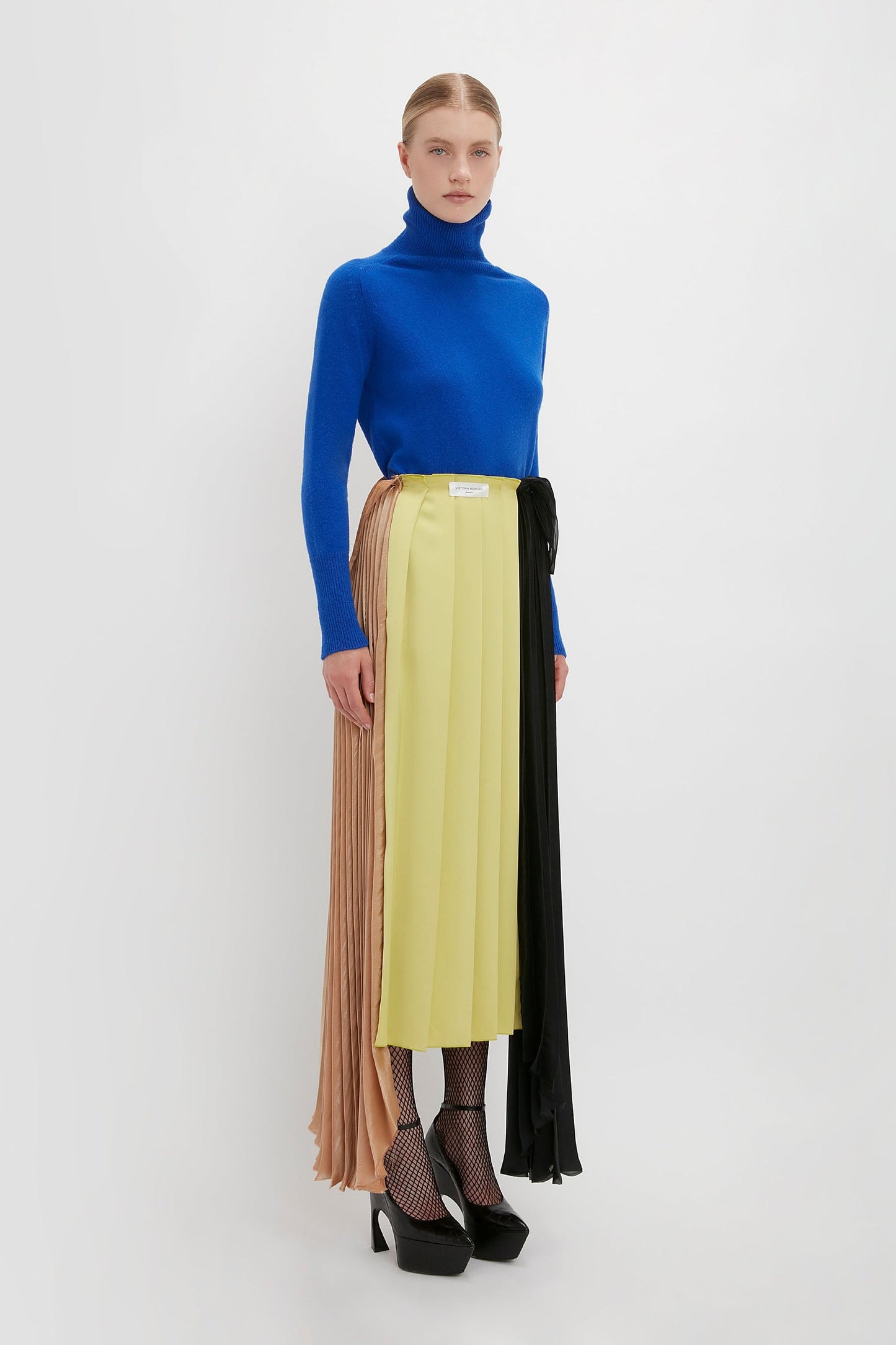 Victoria Beckham | Polo Neck Jumper - Saphire Blue