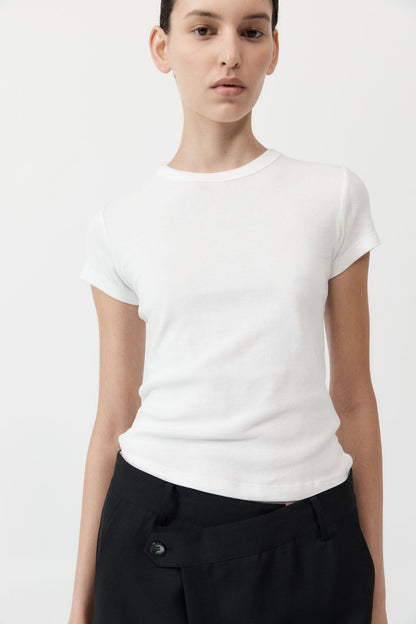 St Agni | Organic Cotton Baby Tee - White