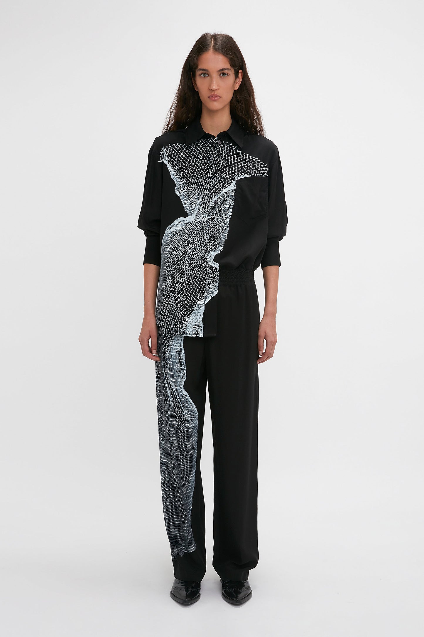 Victoria Beckham | Pyjama Trouser - Black/White