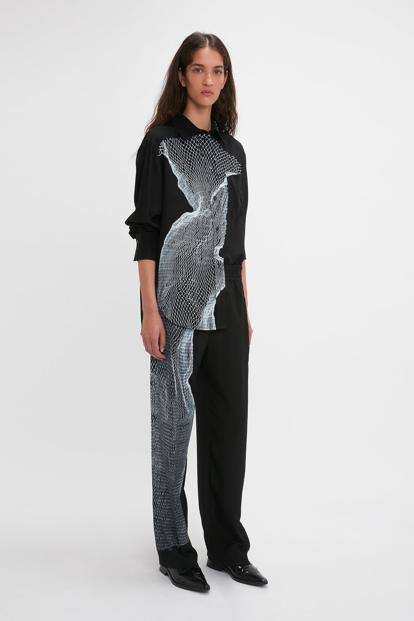Victoria Beckham | Pyjama Trouser - Black/White