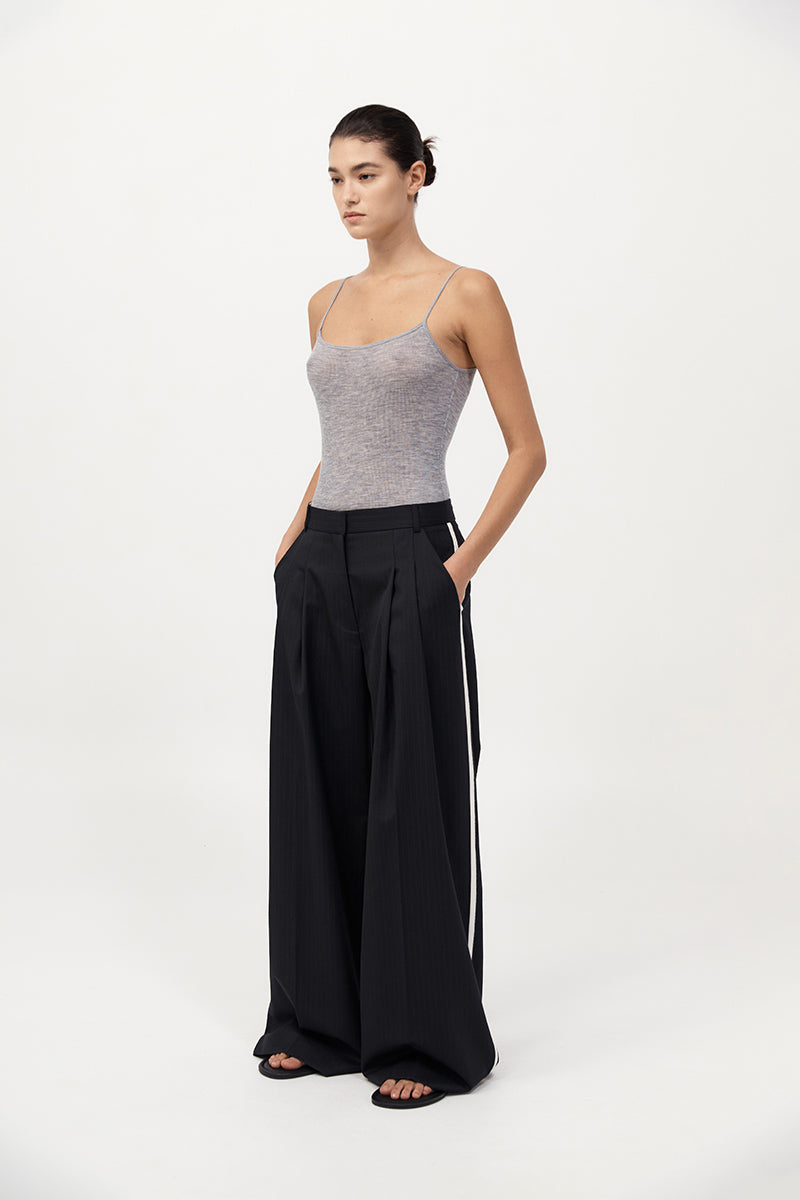 St Agni | Baby Wool Cami - Grey Marle