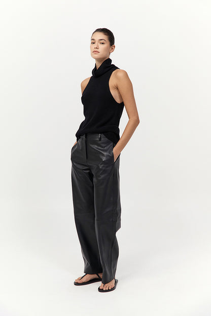 St Agni | Cashmere Blend Top - Black