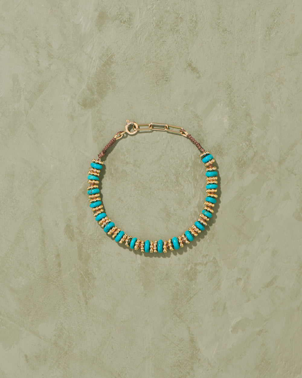 Tityaravy | Seda Bracelet - Beige / Turquoise