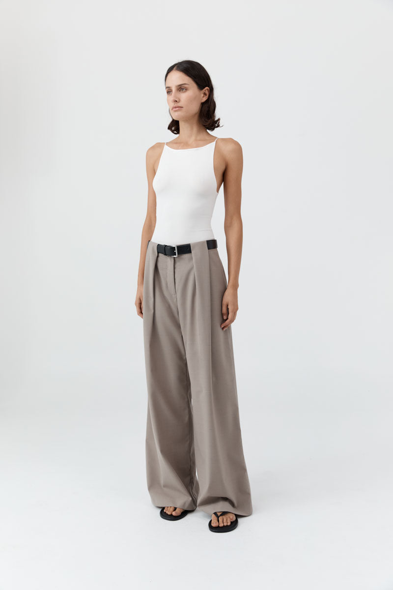 St Agni | Square Neck Top - Off White