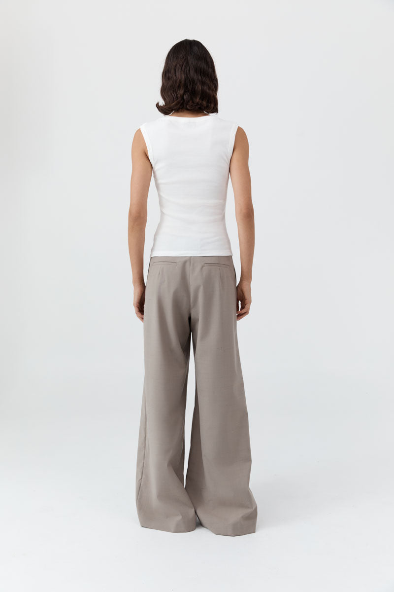 St Agni | Organic Cotton 90s Top - White
