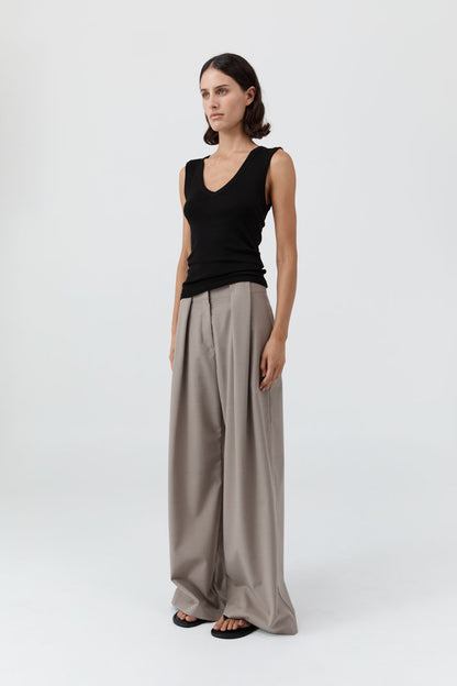St Agni | Organic Cotton 90s Top - Black