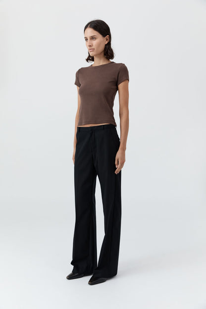 St Agni | Organic Cotton Baby Tee - Fudge