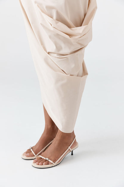 St Agni | Petit Belt Sling Back Heel - Pink Salt