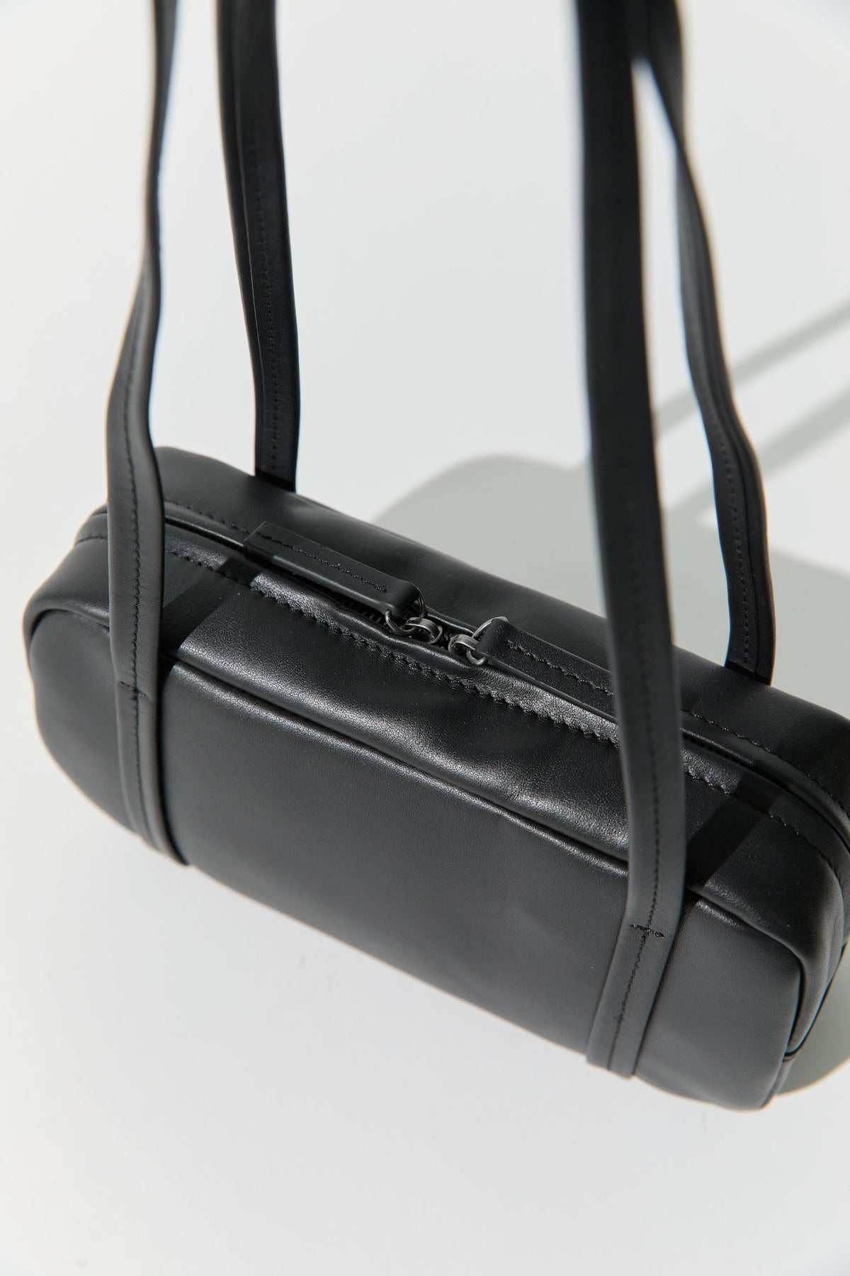 St Agni | Petit Dual Zip Bag - Black