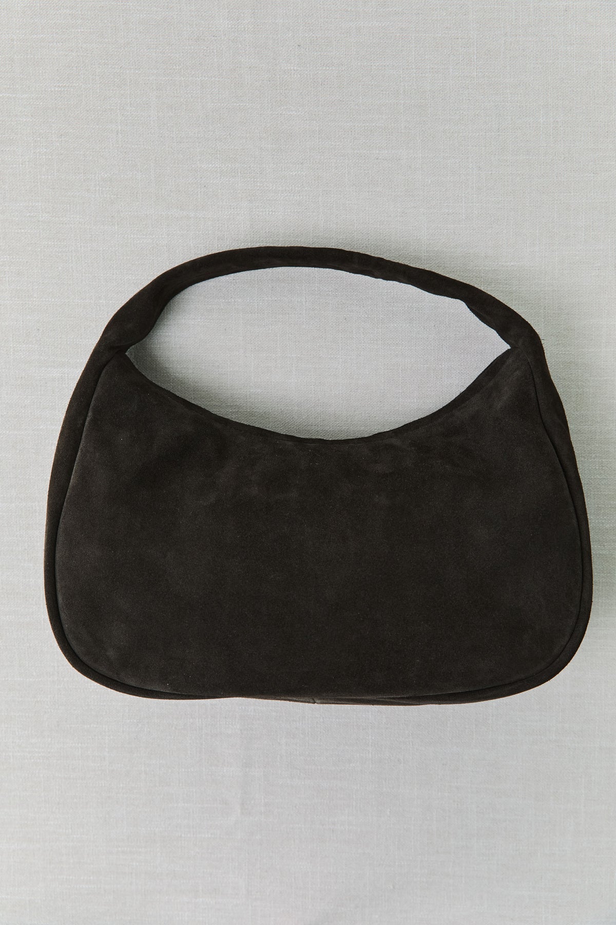 St Agni | Suede Large Bon Bon Bag - Coffee