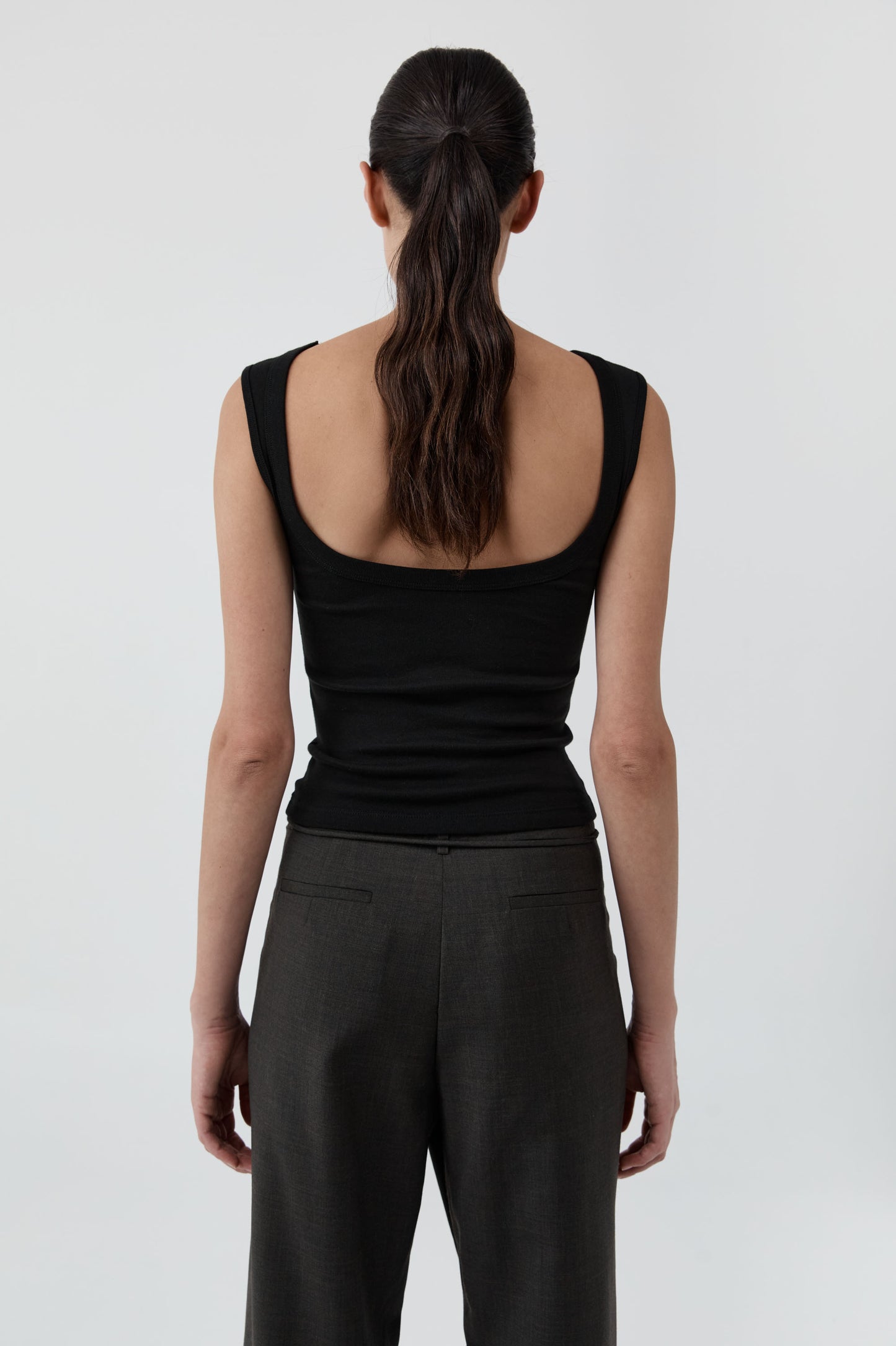 St Agni | Wrap Rouleau Pants - Umber
