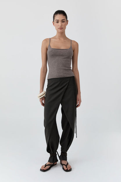 St Agni | Merino Wool Slim Tank - Vapor