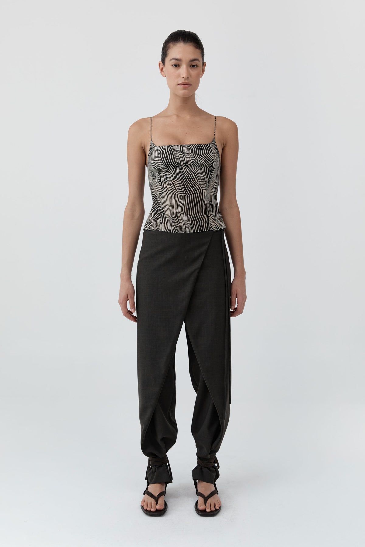 St Agni | Savannah Silk Cami - Sand