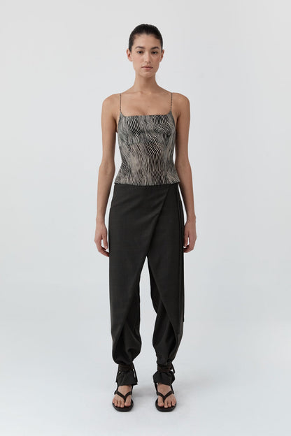St Agni | Savannah Silk Cami - Sand