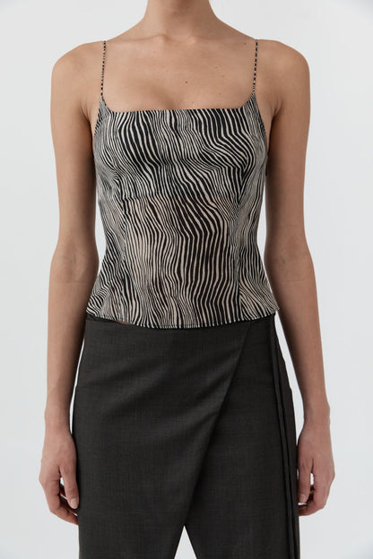 St Agni | Savannah Silk Cami - Sand