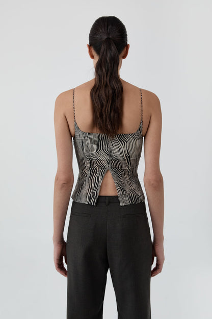 St Agni | Savannah Silk Cami - Sand