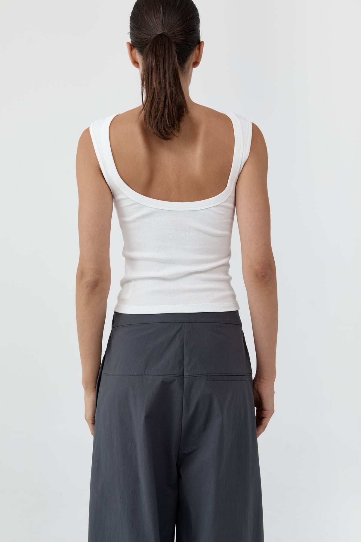 St Agni | Organic Cotton Ballerina Top - White
