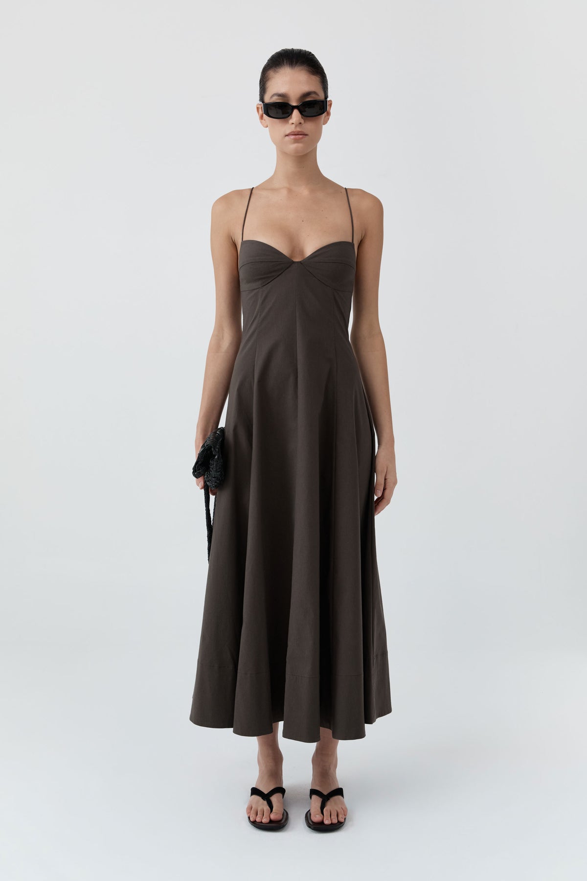 St Agni | Cami Dress - Wood