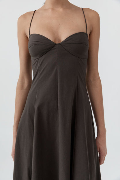 St Agni | Cami Dress - Wood