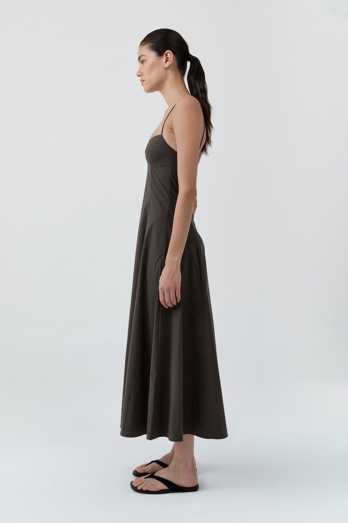 St Agni | Cami Dress - Wood
