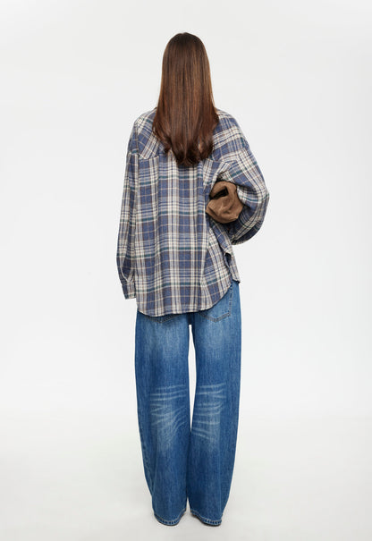 Lioness | Clarity Shirt - Ash Plaid