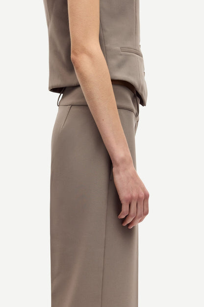 Samsoe Samsoe | Salaney Trousers - Dark Aluminum