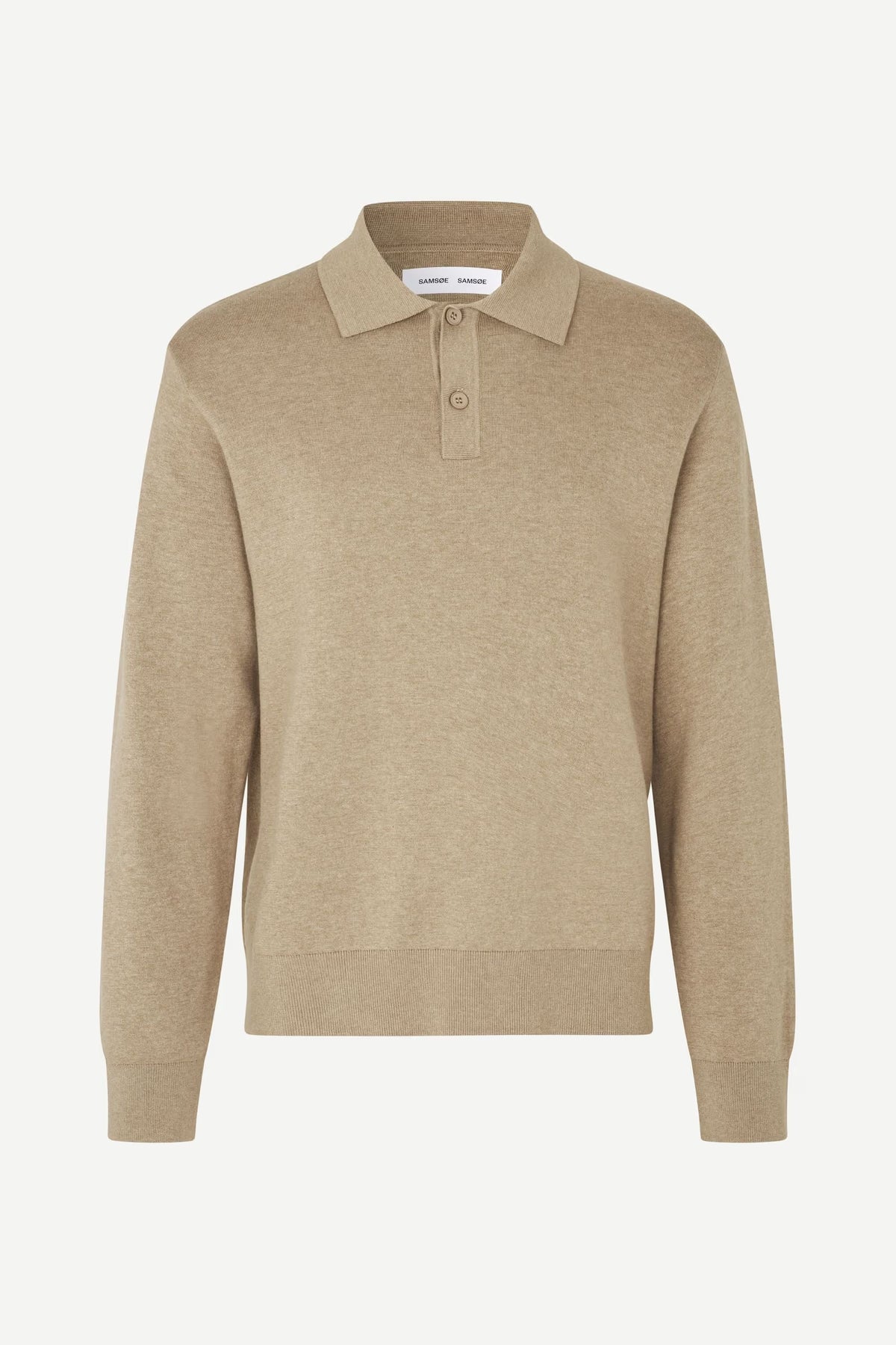 Samsoe Samsoe | Sanino Polo - Aluminum Mel.