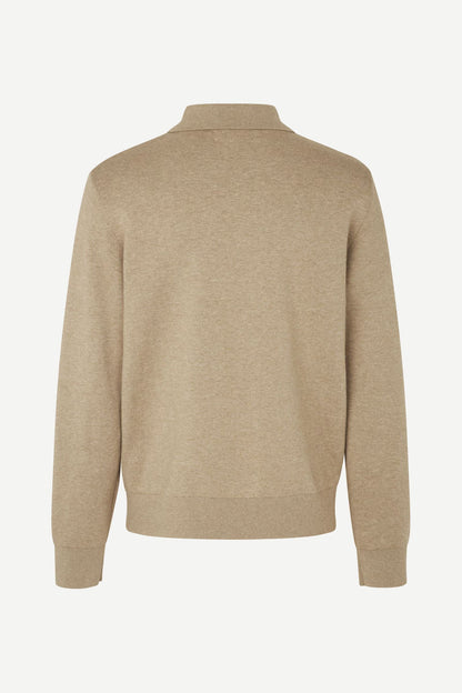 Samsoe Samsoe | Sanino Polo - Aluminum Mel.
