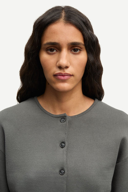 Samsoe Samsoe | Saanne Cardigan - Gunmetal