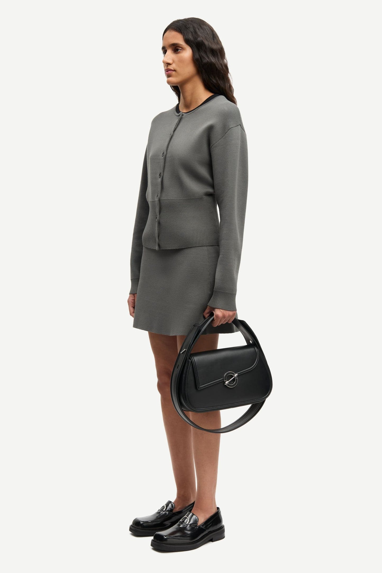 Samsoe Samsoe | Saanne Cardigan - Gunmetal