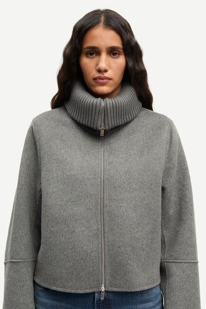 Samsoe Samsoe | Sacleo Jacket - Gun Metal Mel.