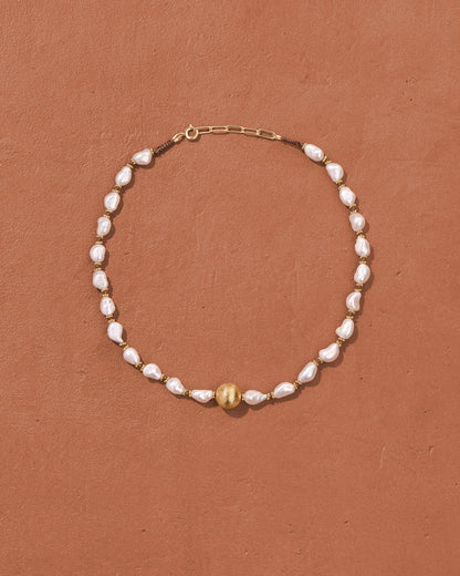 Tityaravy | Samhita Necklace - Pearls