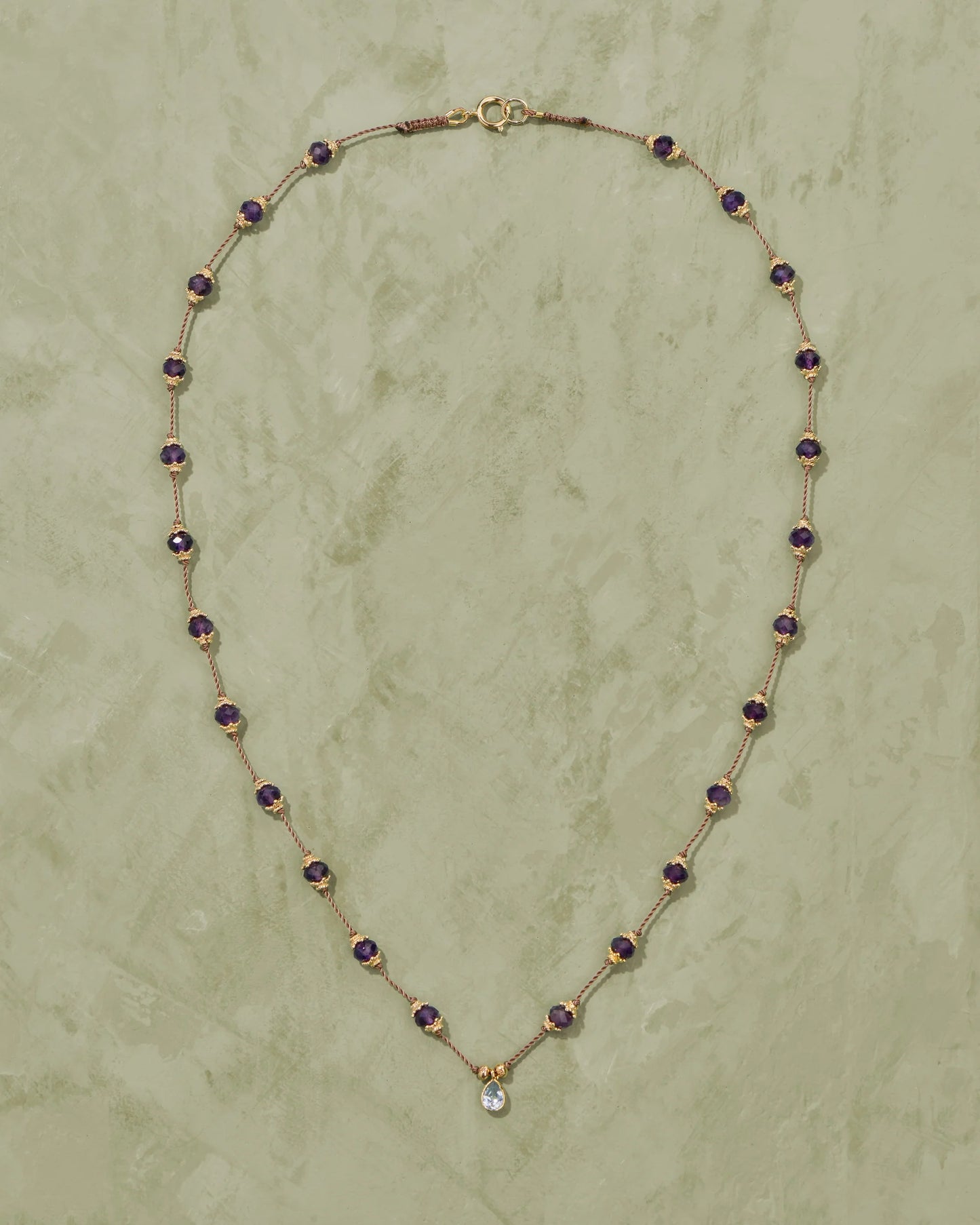 Tityaravy | Sriphala Talisman - Amethyst/Blue Topaz