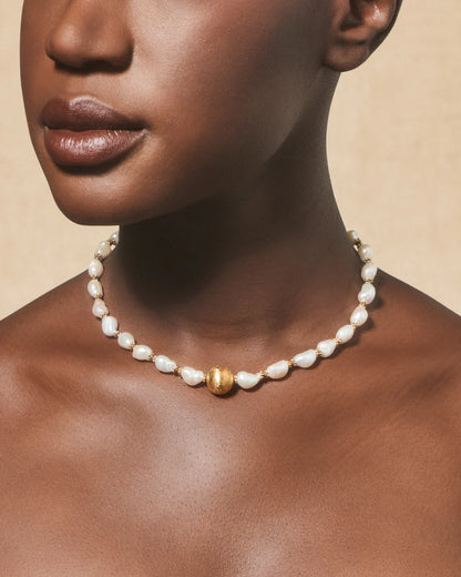Tityaravy | Samhita Necklace - Pearls