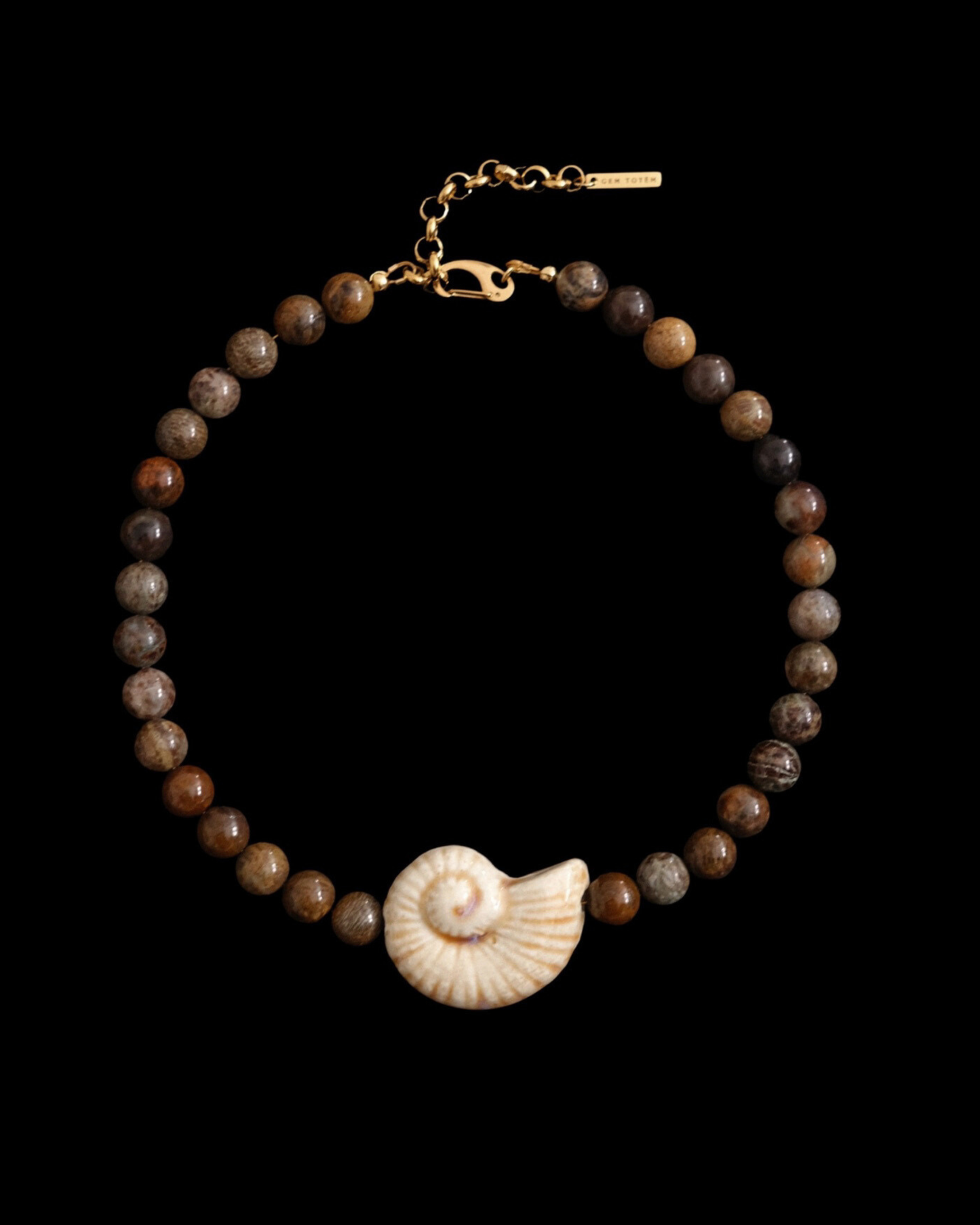 Gem Totem | Happy Place Necklace in Cocoa