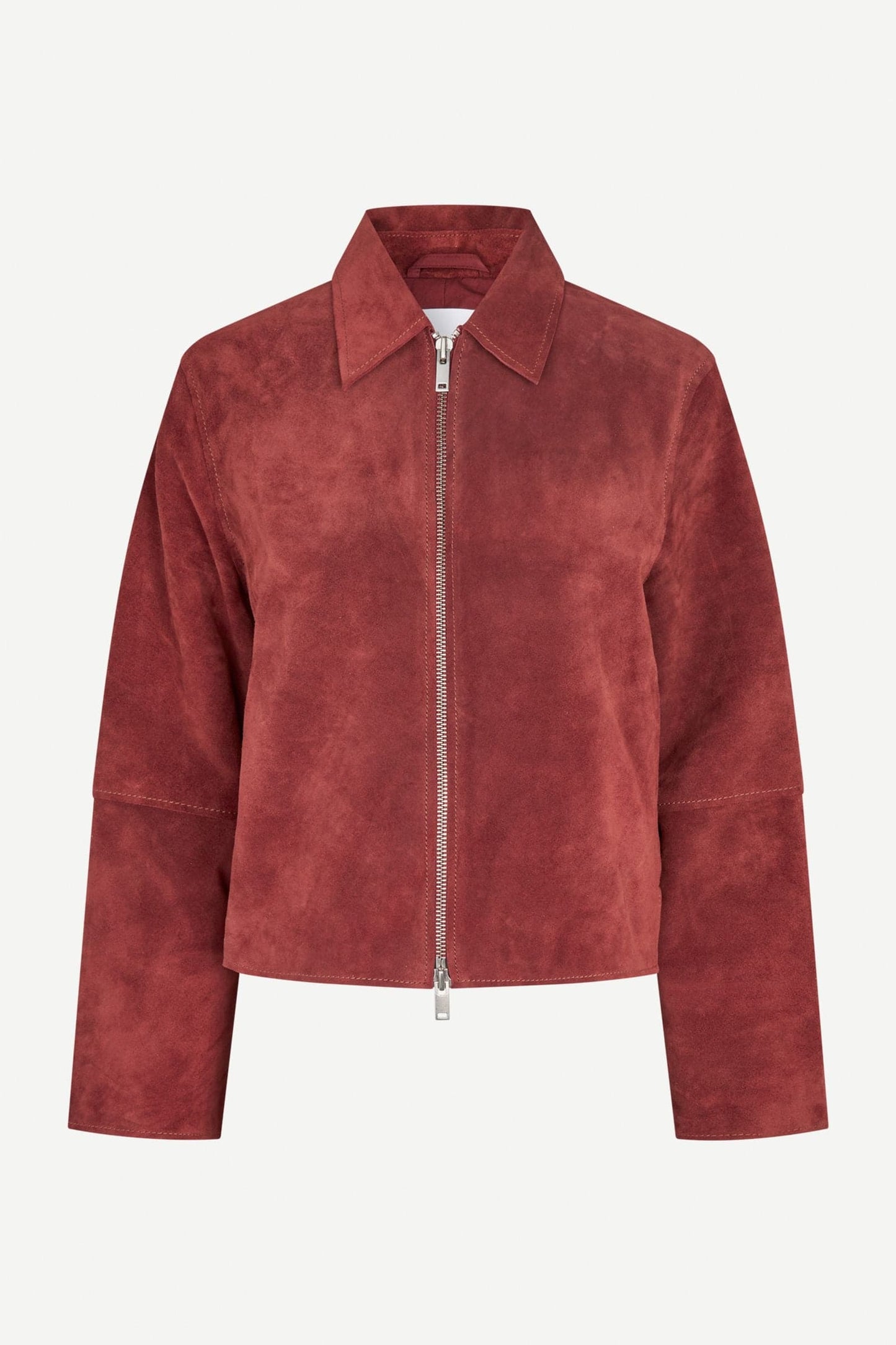 Samsoe Samsoe | Salylo Suede Jacket - Fired Brick