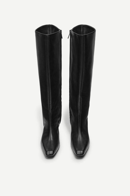 Samsoe Samsoe | Samaj High Boot Treads - Black