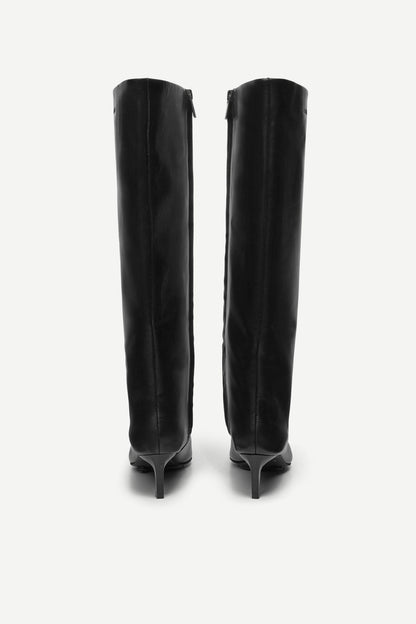 Samsoe Samsoe | Samaj High Boot Treads - Black