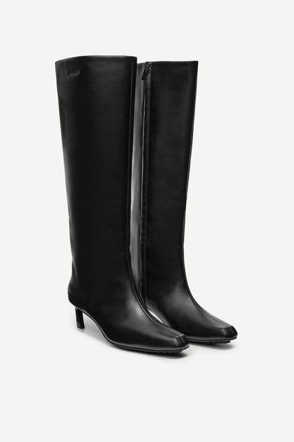 Samsoe Samsoe | Samaj High Boot Treads - Black