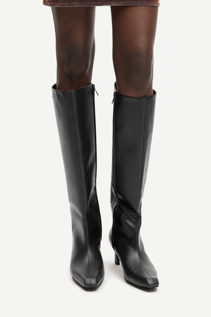 Samsoe Samsoe | Samaj High Boot Treads - Black