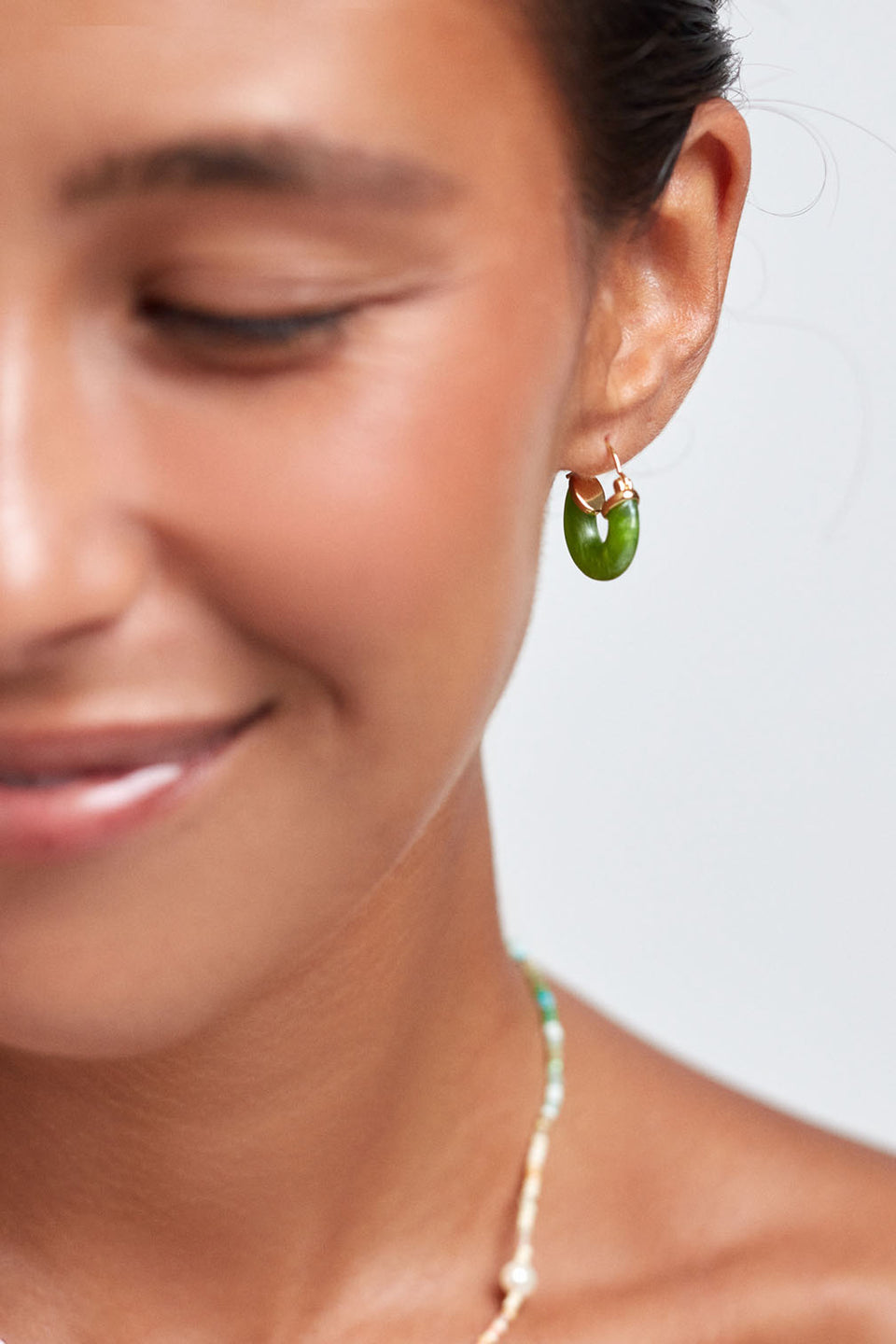 Anni Lu | Petit Swell Hoop - Green