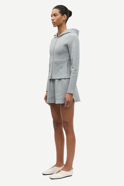 Samsoe Samsoe | Saalice Zip Hoodie - Grey Mel.