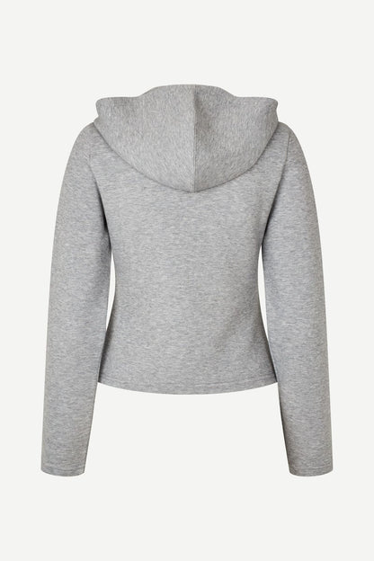 Samsoe Samsoe | Saalice Zip Hoodie - Grey Mel.