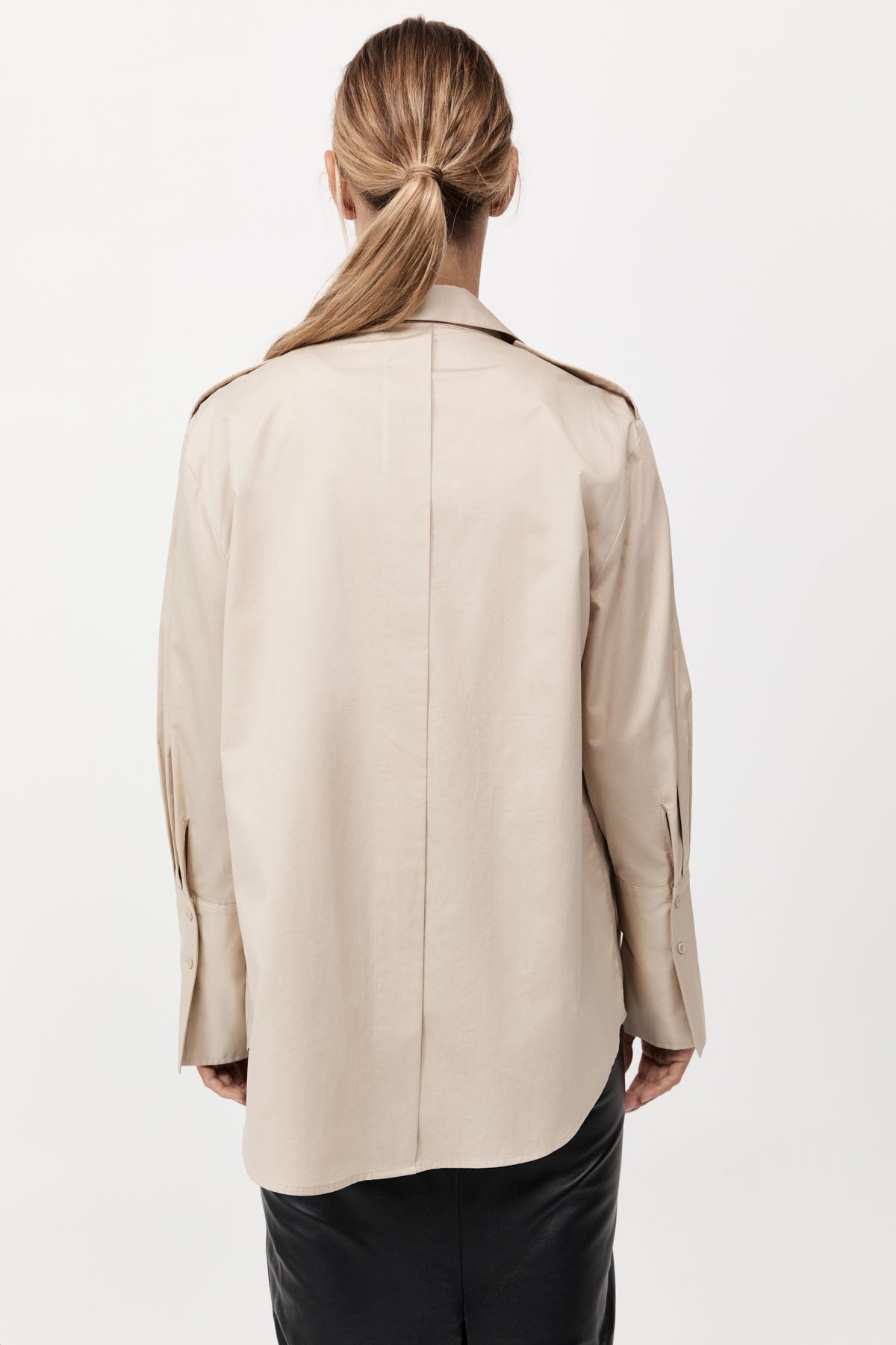 St Agni | Classic Utility Shirt - Champagne