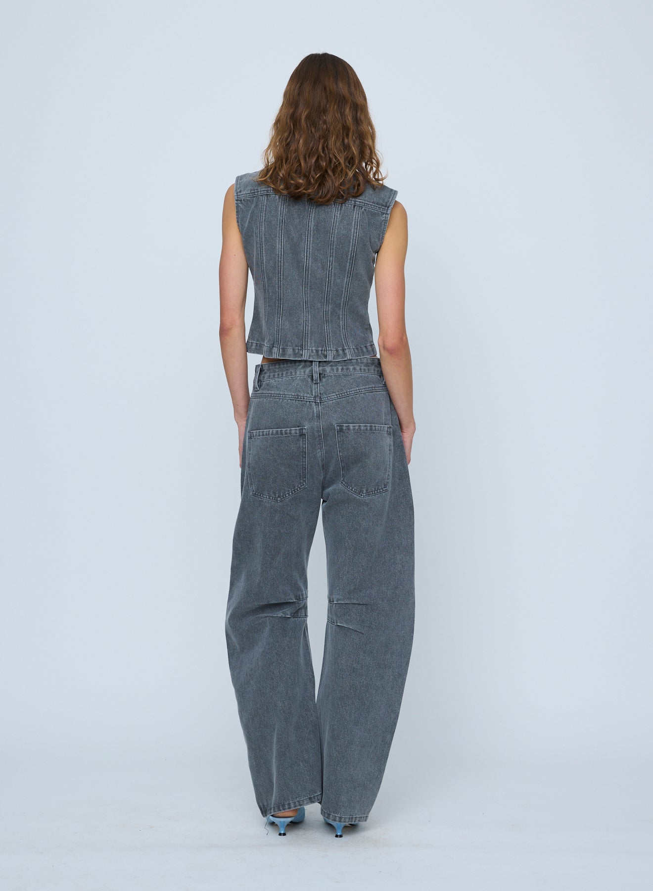 Wynn Hamlyn | Darted Leg Jeans - Grey