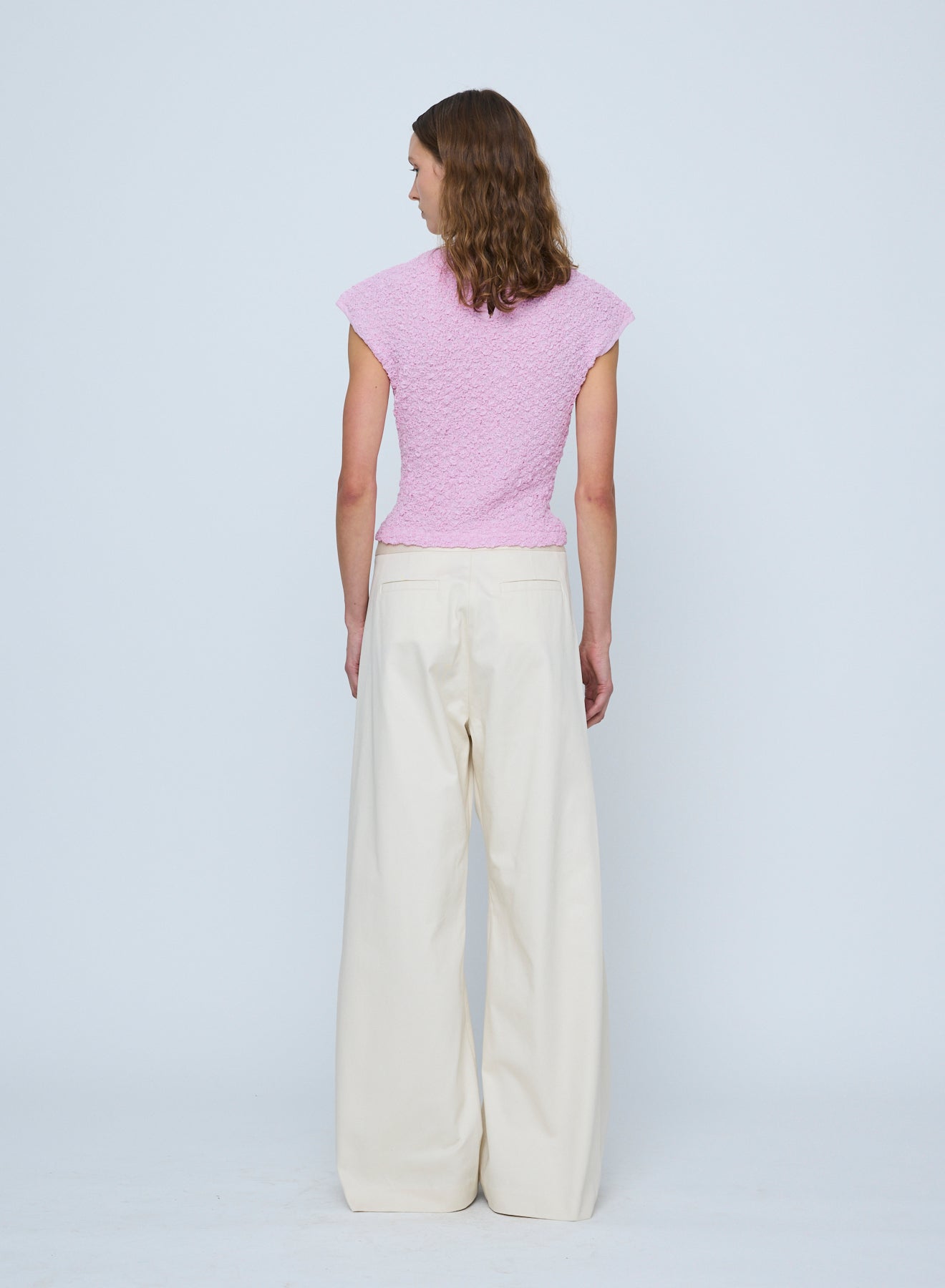 Wynn Hamlyn | Shirred Cotton Top - Pink