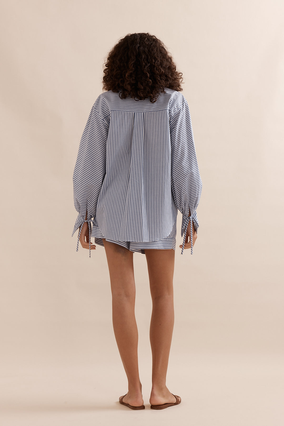 Caitlin Crisp | Stripe Sonny Shirt - Blue Stripe