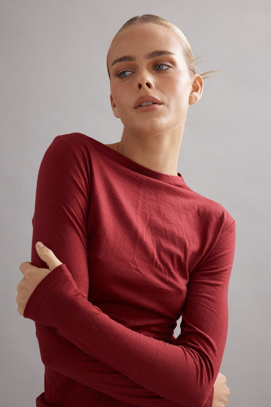 Caitlin Crisp | Beau Merino - Maroon